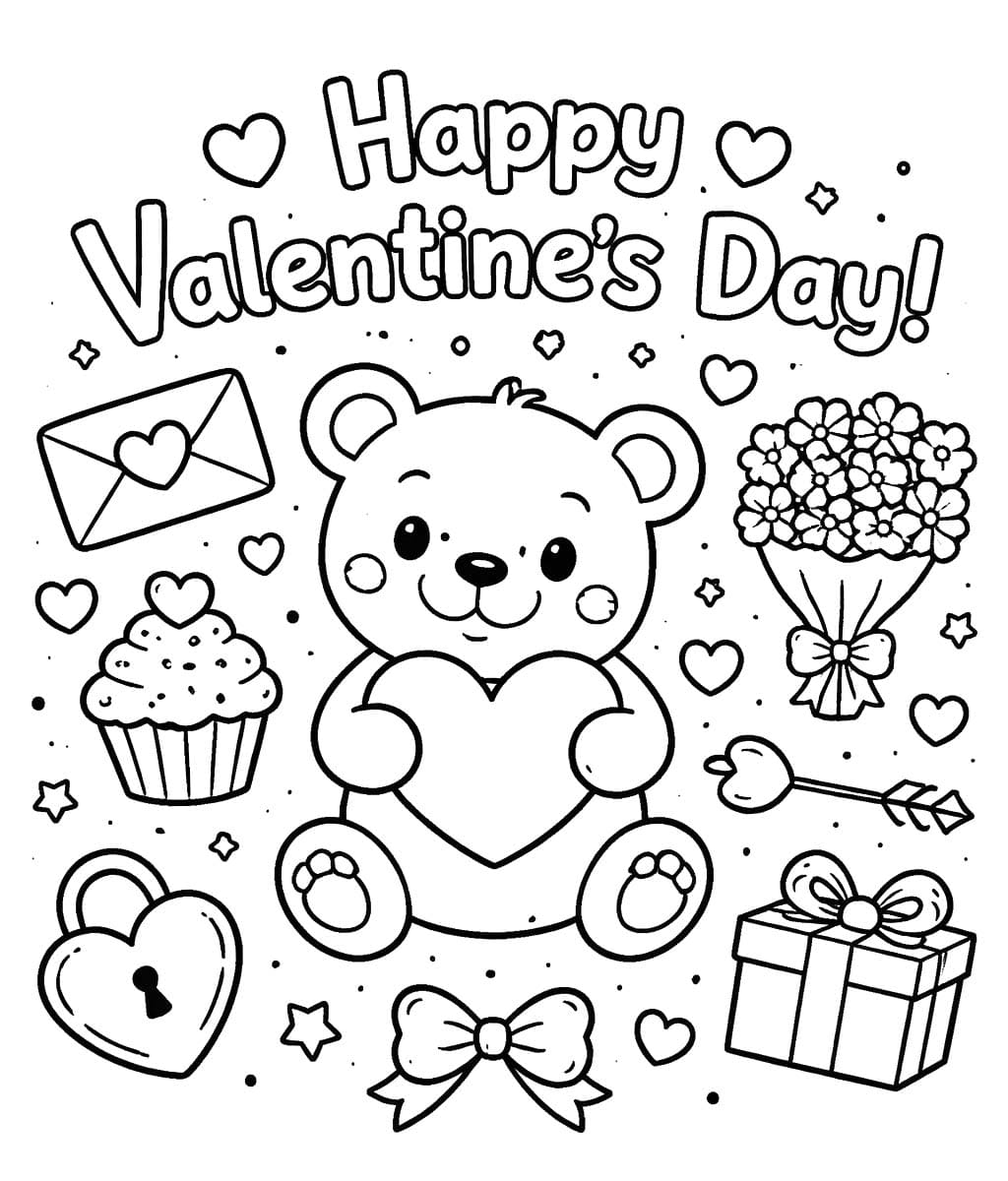 Afbeelding Valentijnsdag printbaar