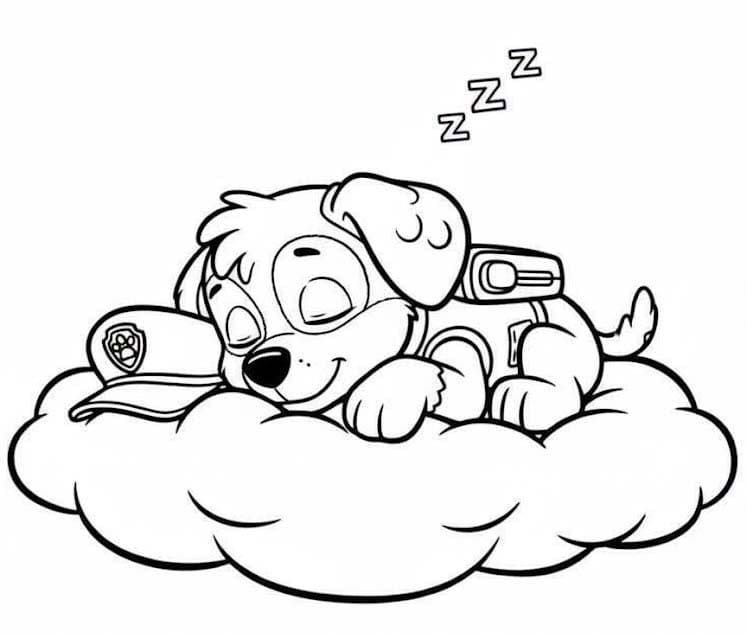 Chase Paw Patrol gratis afdrukbaar