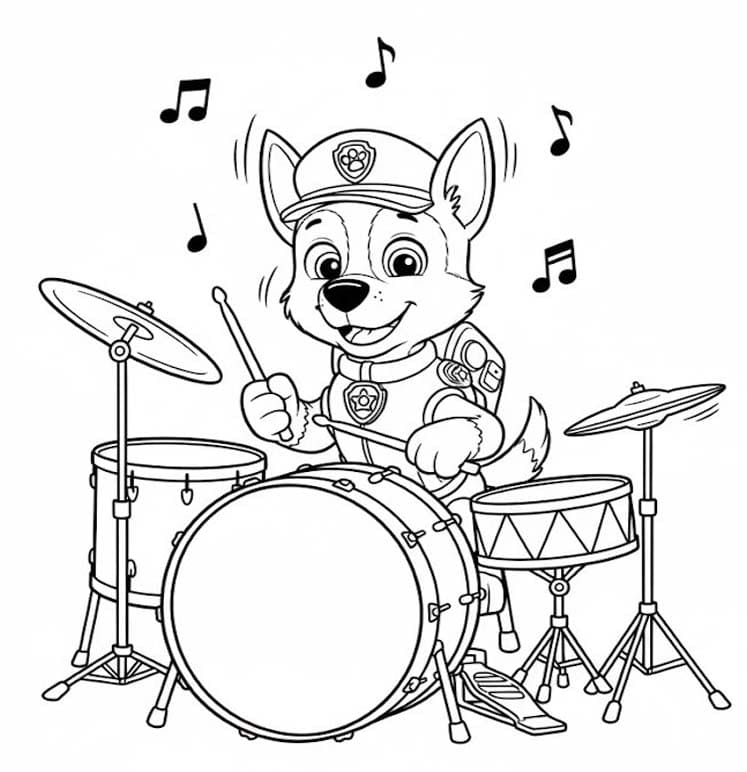 Chase Paw Patrol gratis afdrukbaar voor kinderen