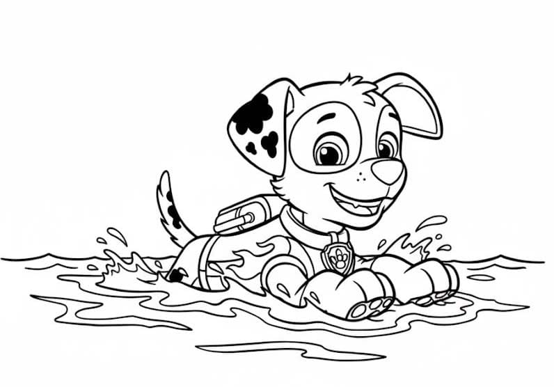 Marshall Paw Patrol afdrukbaar