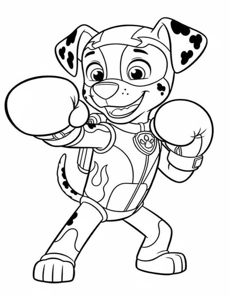 Marshall Paw Patrol gratis afdrukbaar