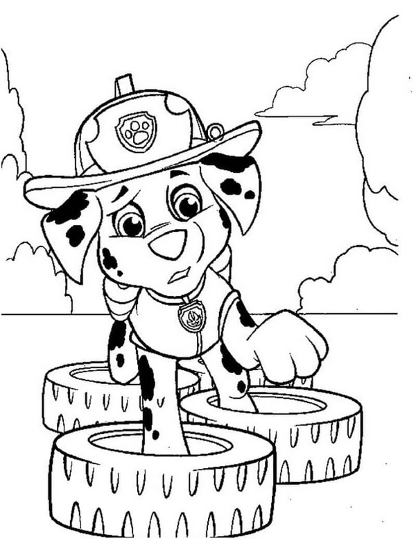 Marshall Paw Patrol gratis simpel
