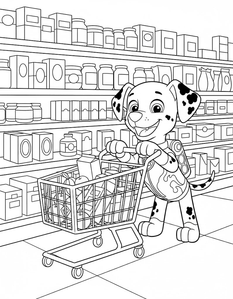 Marshall Paw Patrol gratis voor kinderen