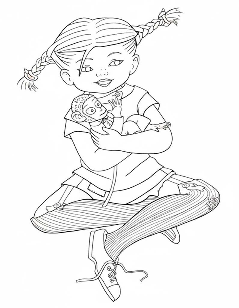 Pippi Langkous afdrukbaar