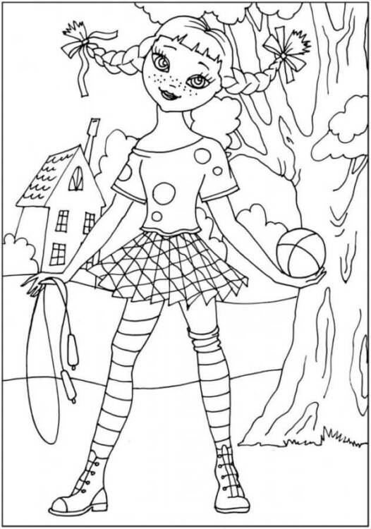 Pippi Langkous gratis basis