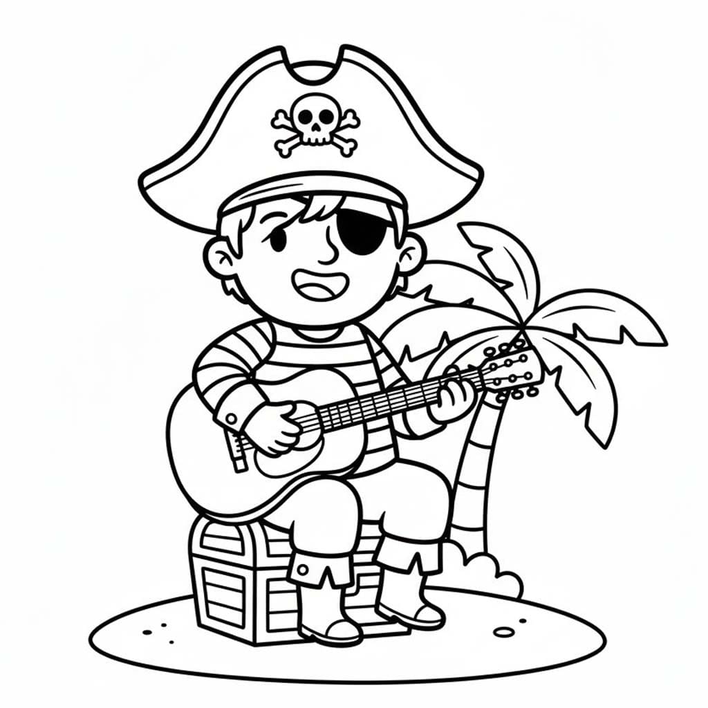 Piraten gratis afdrukbaar