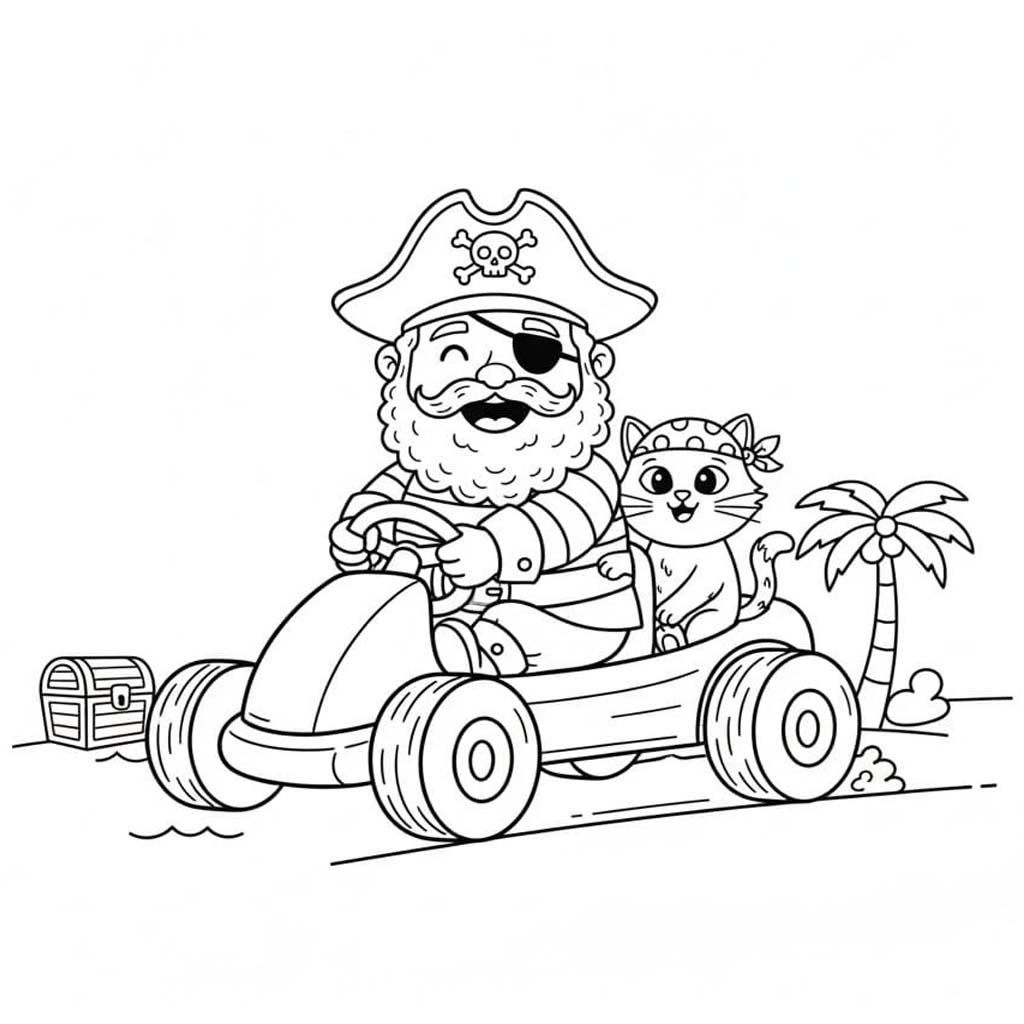 Piraten gratis afdrukbaar voor kinderen