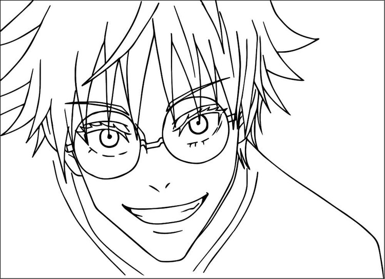 Satoru Gojo gratis eenvoudig