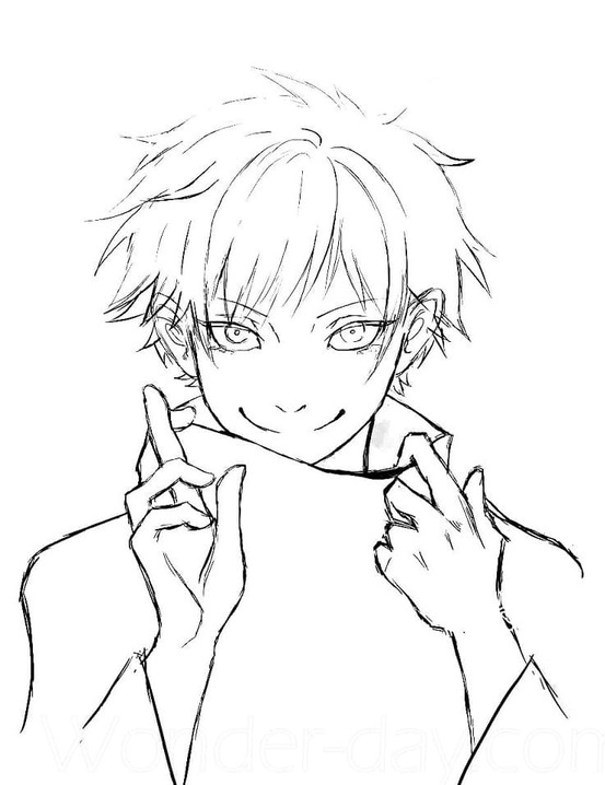 Satoru Gojo gratis voor kinderen