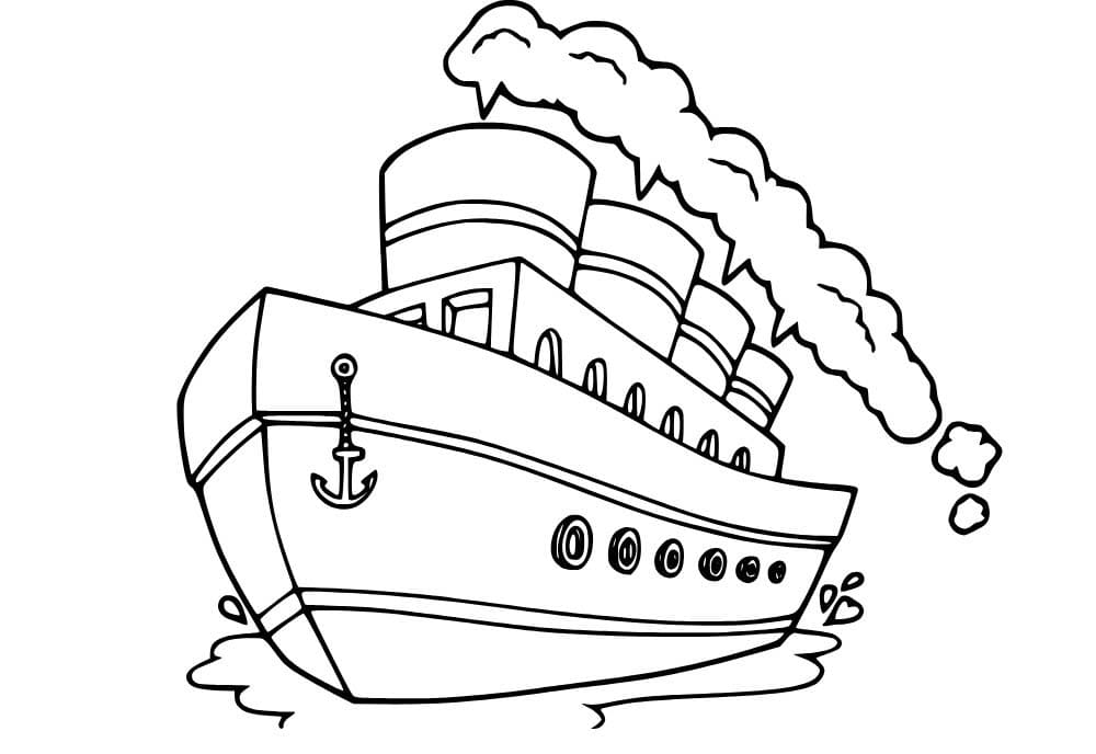 Stoomboot gratis simpel