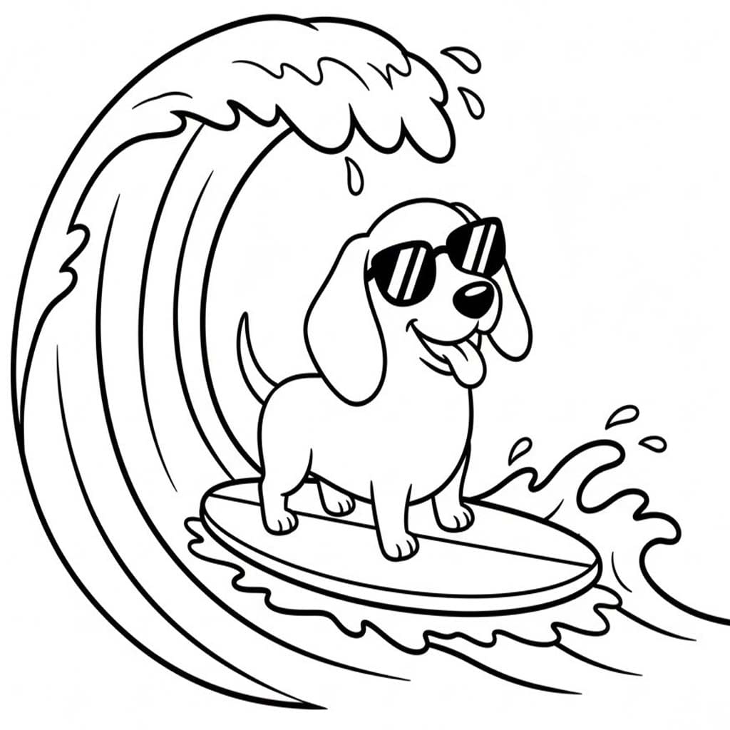 Teckel gratis afdrukbaar voor kinderen