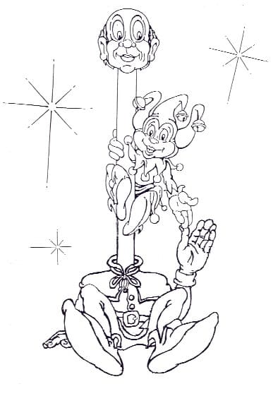 Tekenen Efteling afdrukbaar voor kinderen