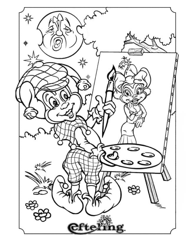 Tekenen Efteling gratis afdrukbaar