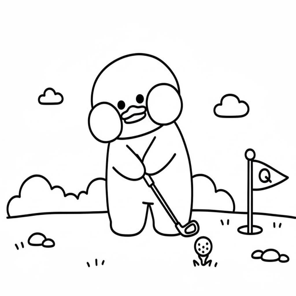 Tekenen Paper Duck eenvoudig