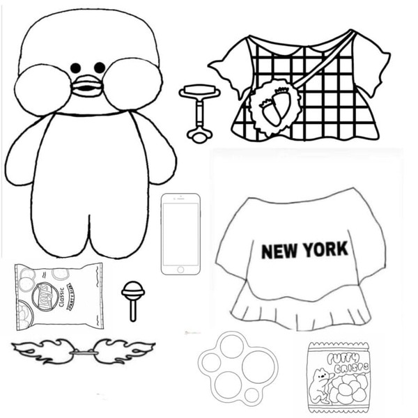 Tekenen Paper Duck gratis basis