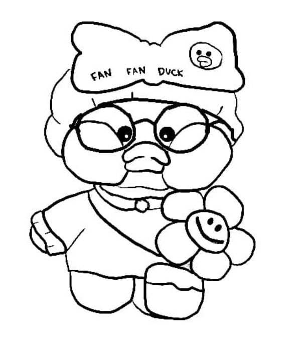 Tekenen Paper Duck gratis voor kinderen