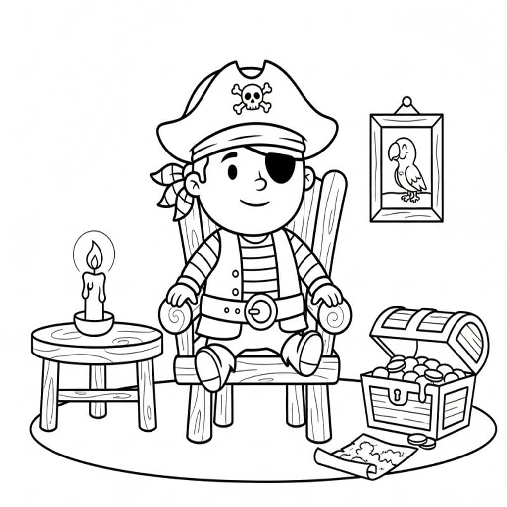 Tekenen Piraten basis