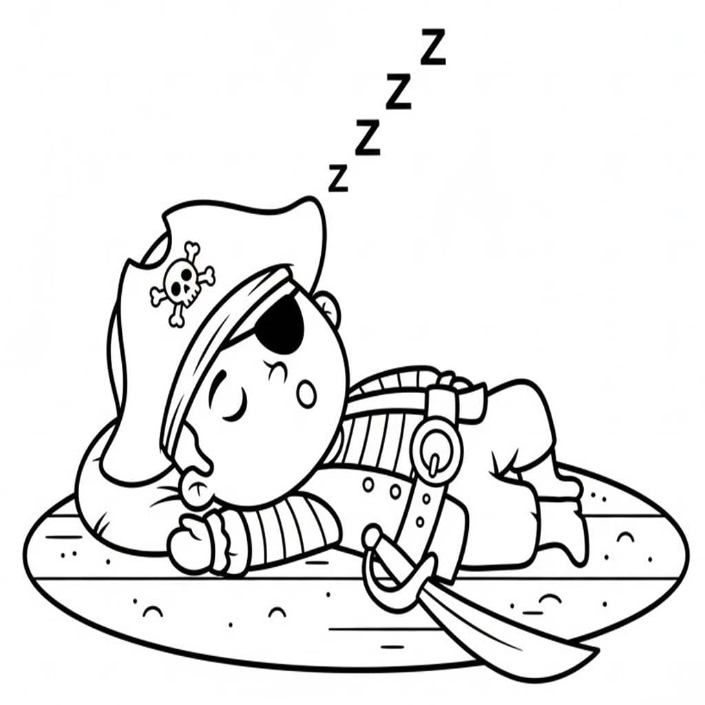 Tekenen Piraten gratis voor kinderen