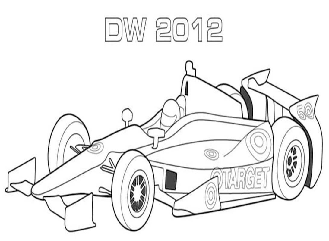 Tekenen Raceauto gratis basis