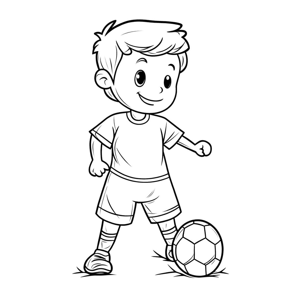 Tekenen Voetbal basis