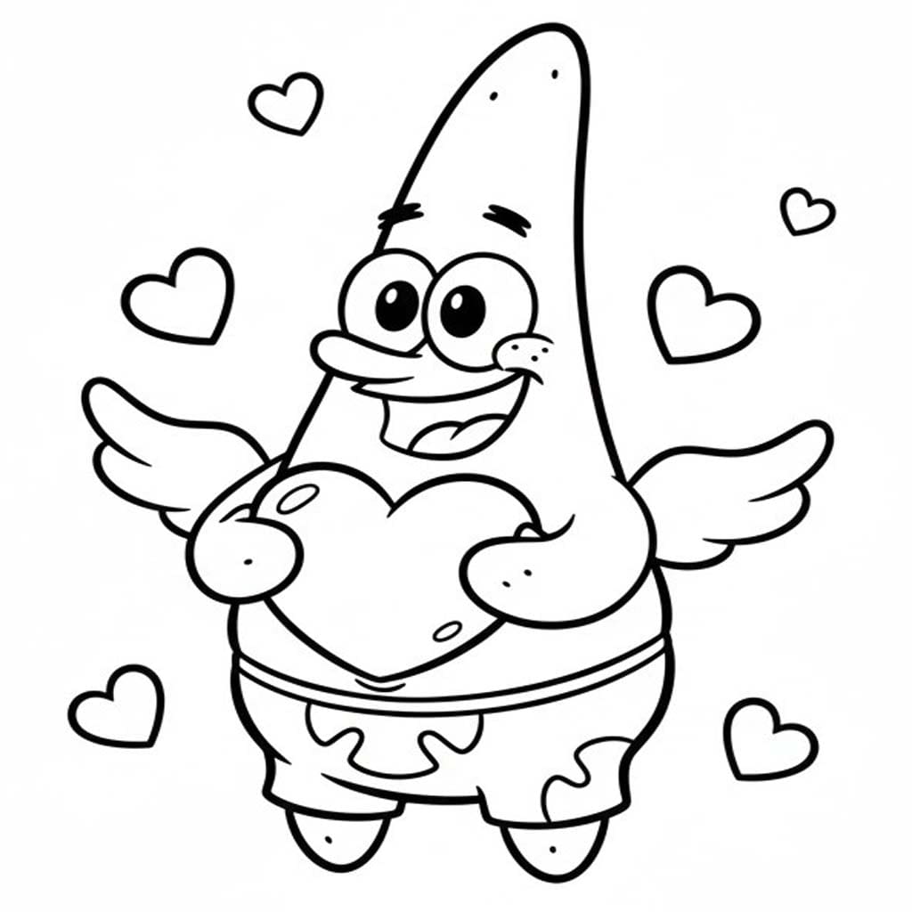 Tekening Valentijnsdag afdrukbaar eenvoudig