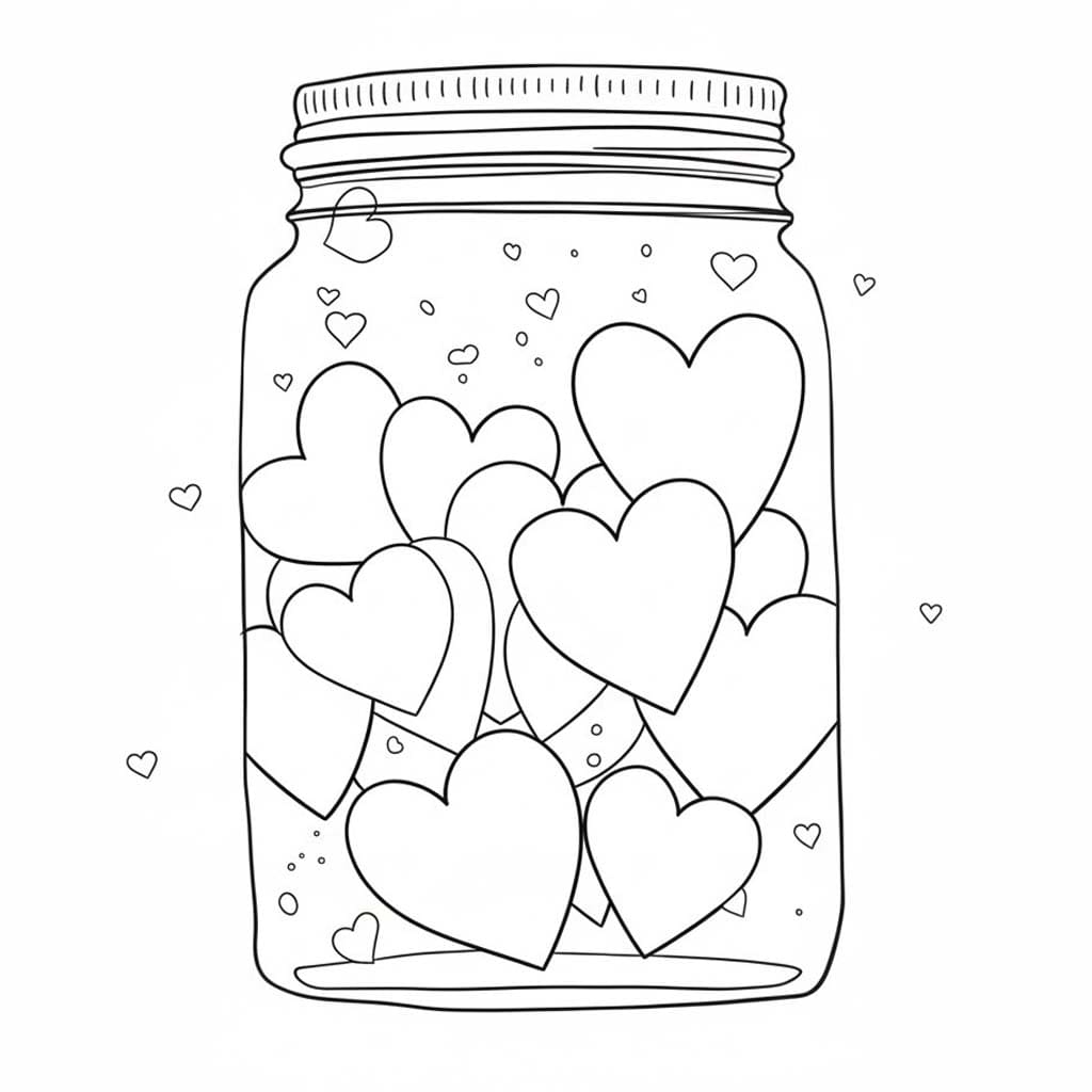 Tekening Valentijnsdag gratis