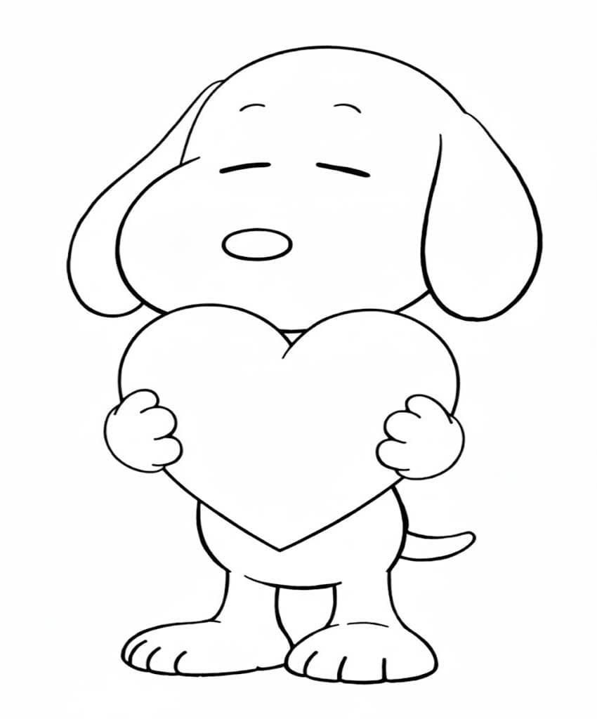 Tekening Valentijnsdag simpel