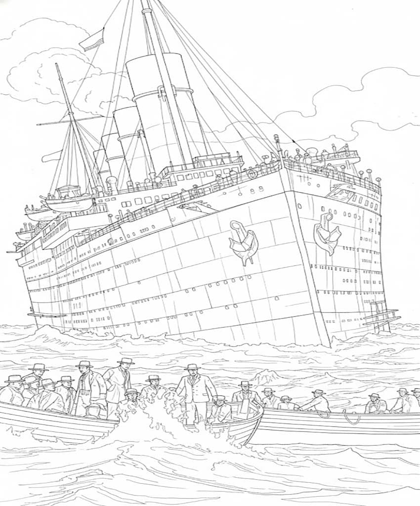 Titanic gratis afdrukbaar