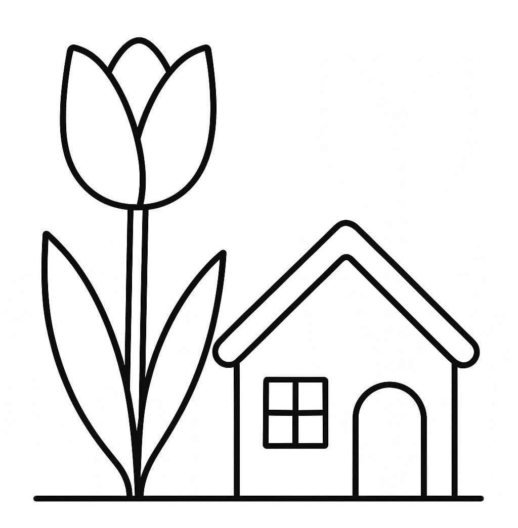 Tulpen gratis afdrukbaar