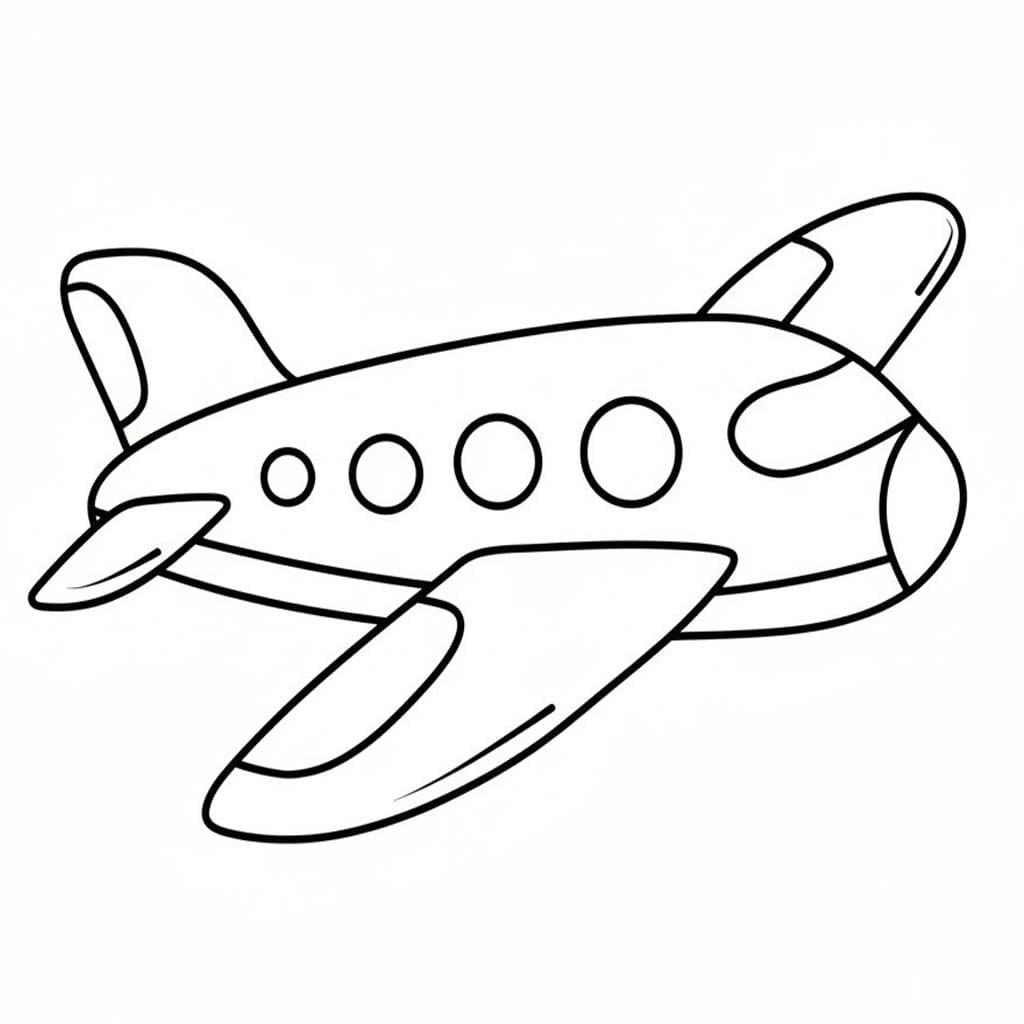 Vliegtuig gratis afdrukbaar