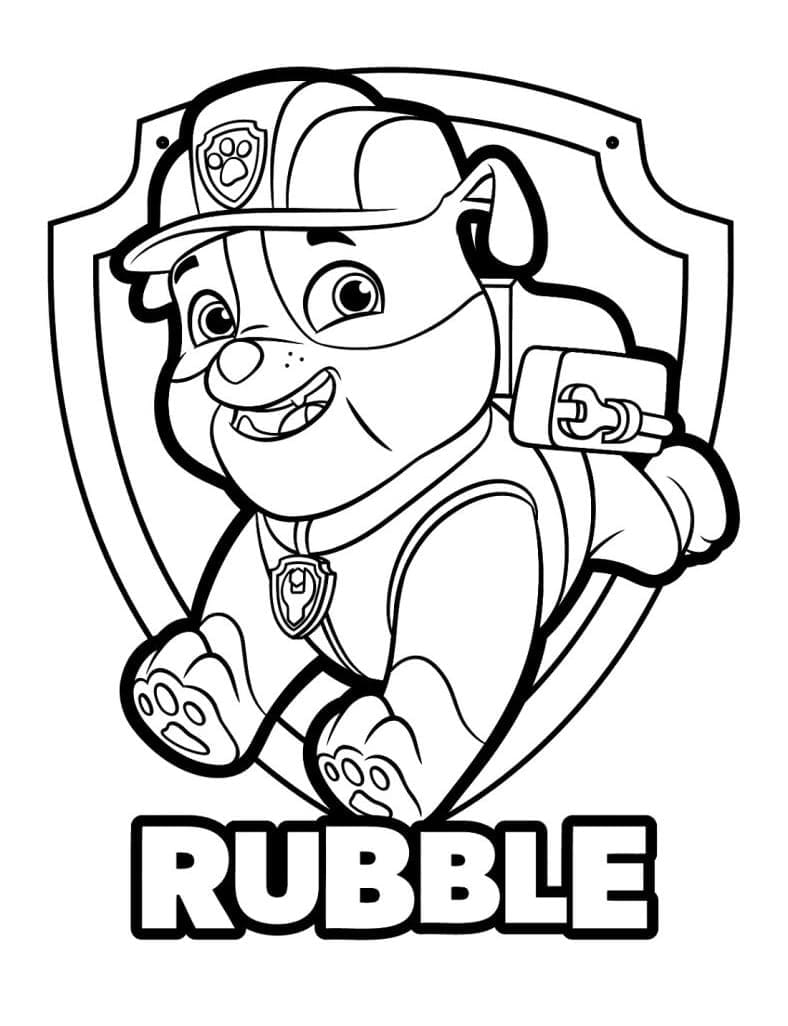 Afbeelding Rubble Paw Patrol gratis