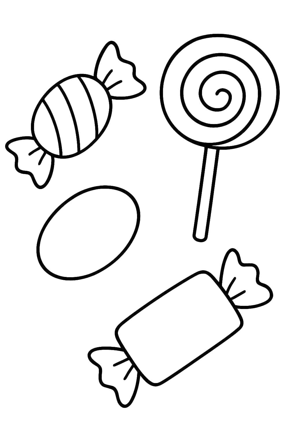 Afbeelding Snoepjes gratis afdrukbaar