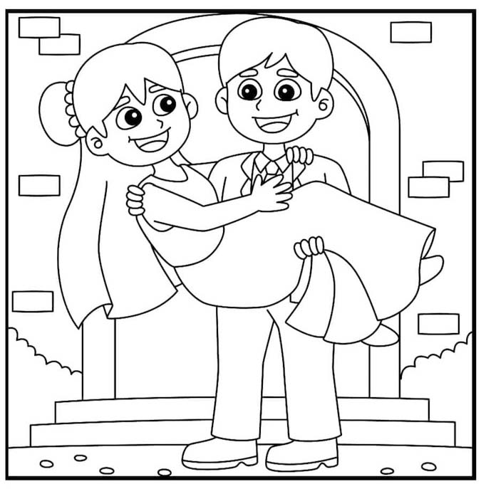 Afbeelding Trouwen afdrukbaar