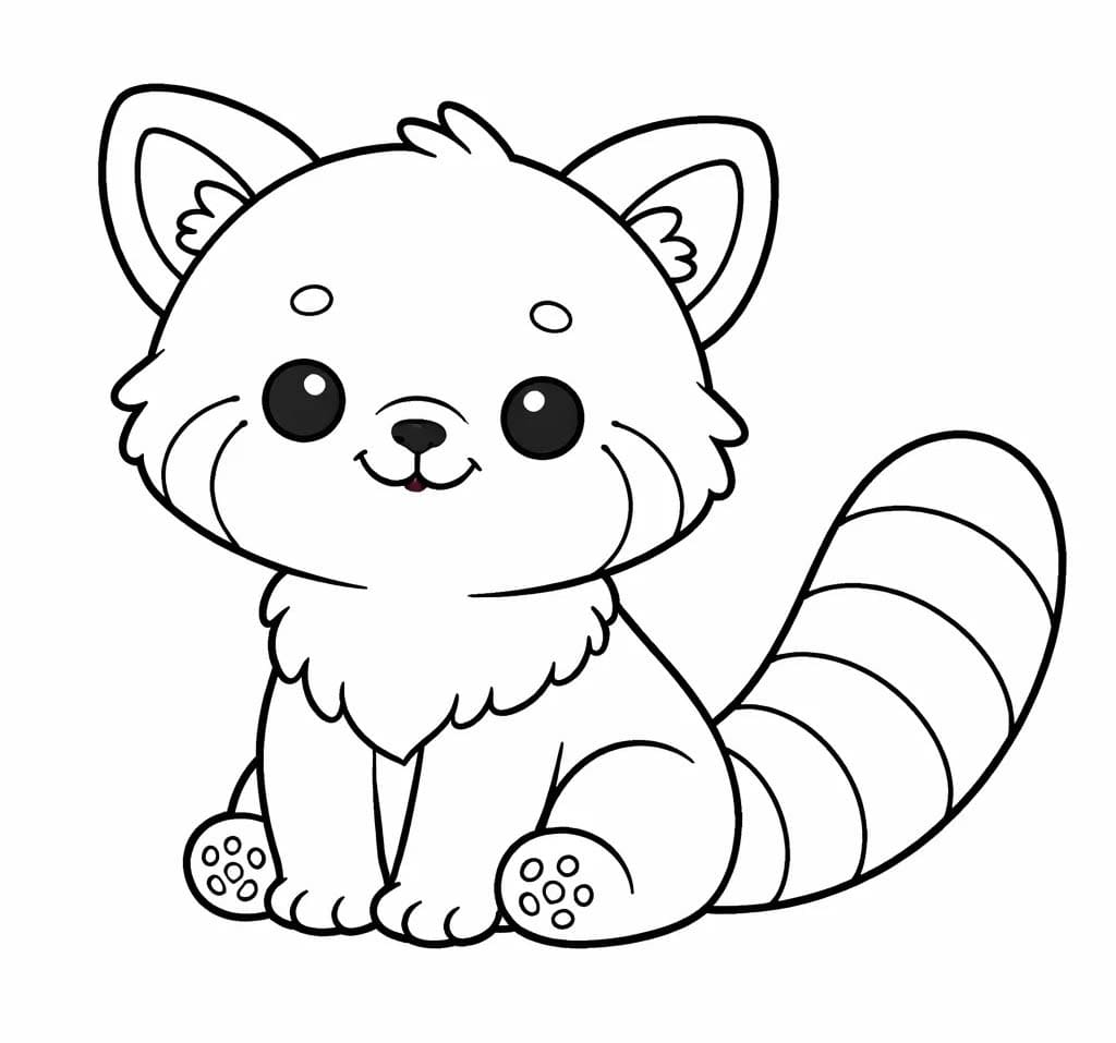 Rode Panda gratis simpel