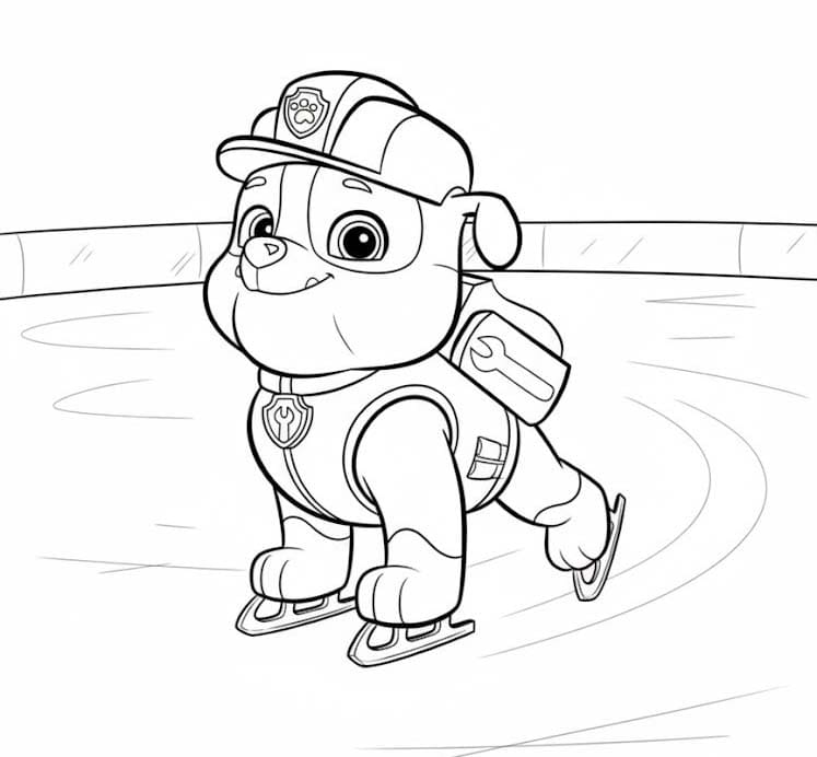 Rubble Paw Patrol afdrukbaar