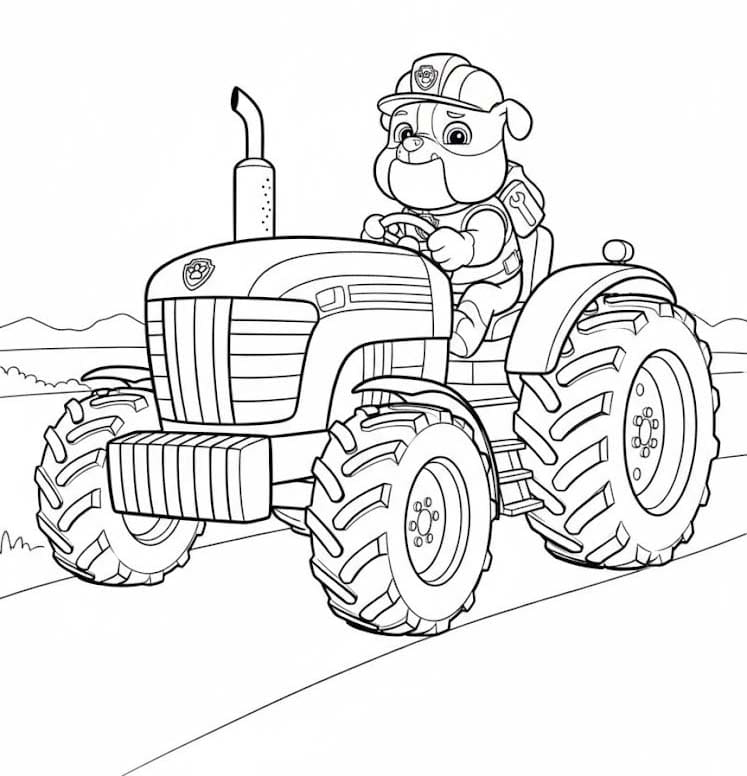 Rubble Paw Patrol gratis afdrukbaar voor kinderen