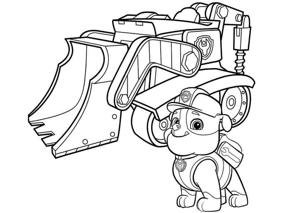 Rubble Paw Patrol gratis simpel