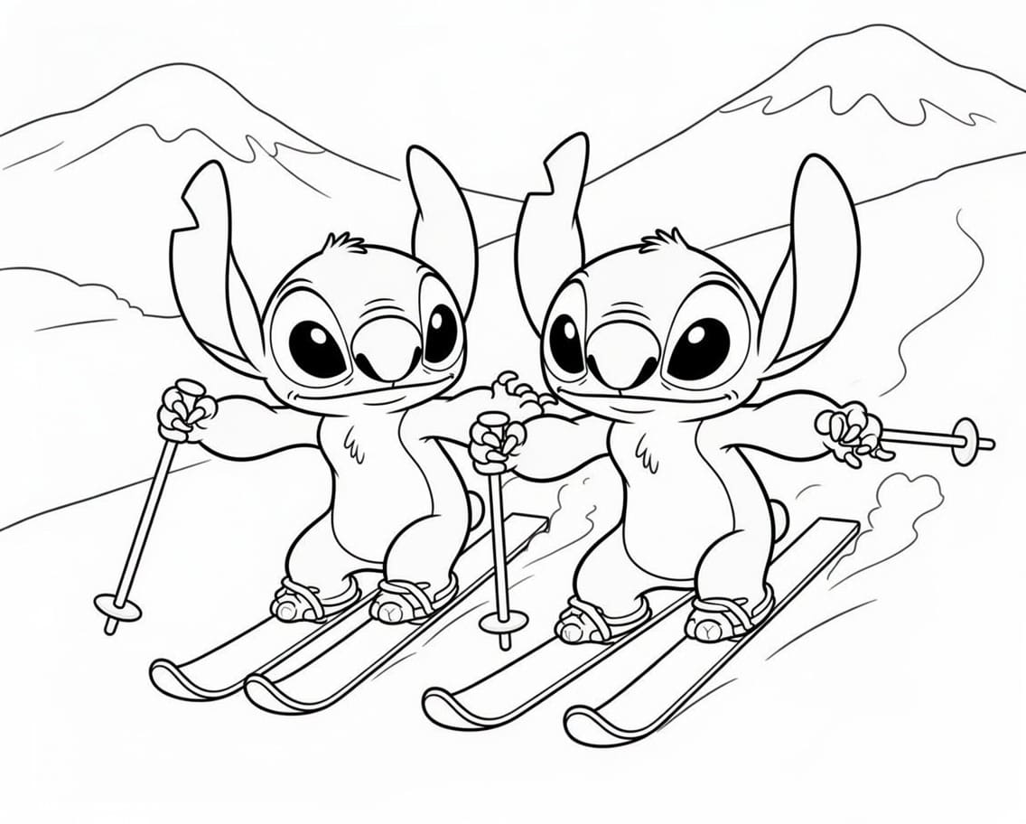 Stitch en Angel gratis