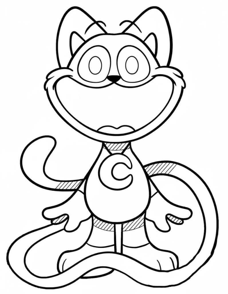 Tekenen CatNap afdrukbaar