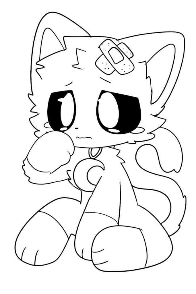 Tekenen CatNap gratis afdrukbaar