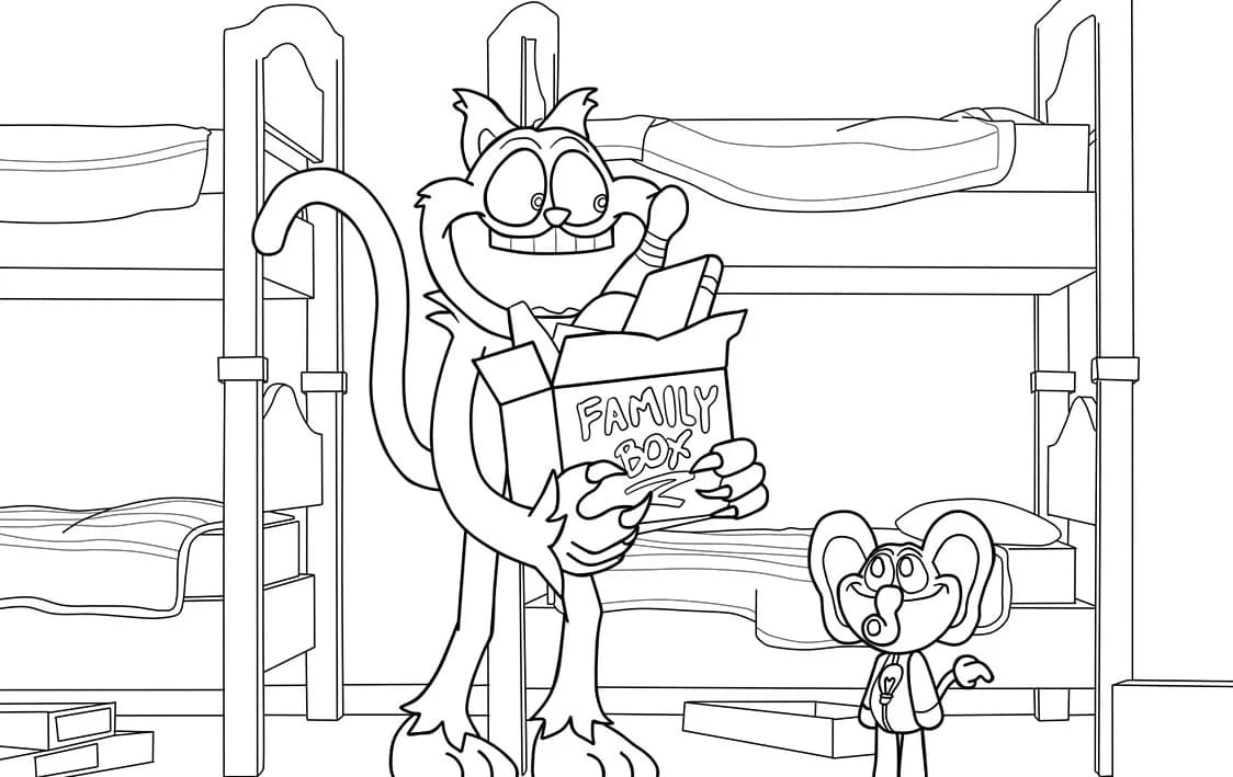 Tekenen CatNap gratis