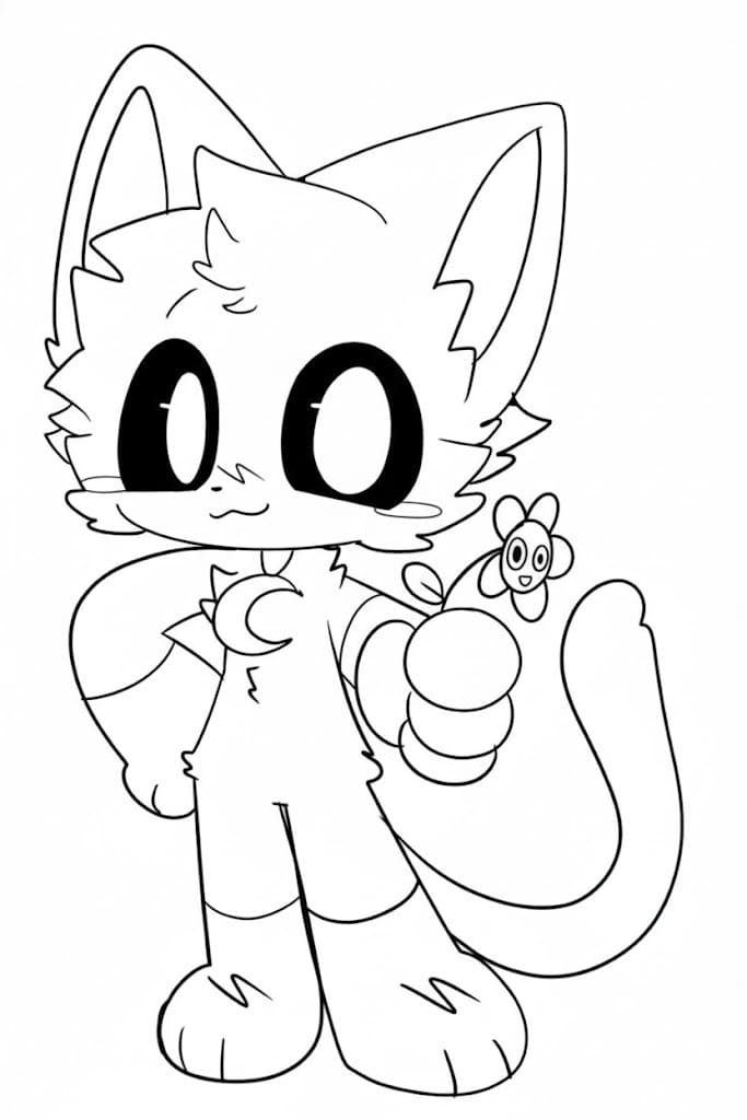 Tekenen CatNap voor kinderen