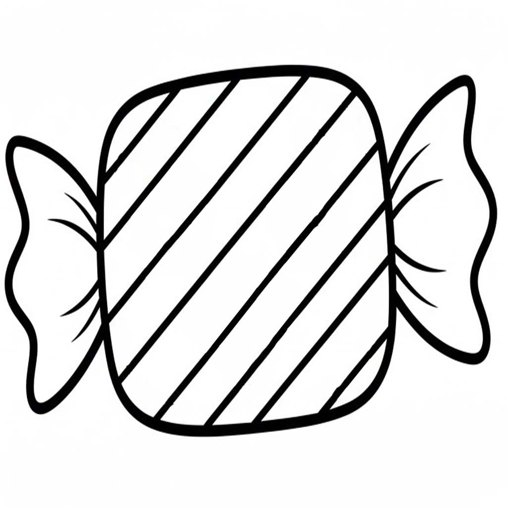 Tekenen Snoepjes gratis voor kinderen