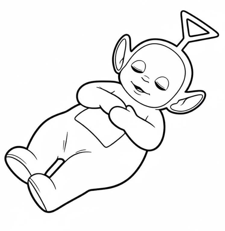 Tekenen Teletubbies afdrukbaar basis
