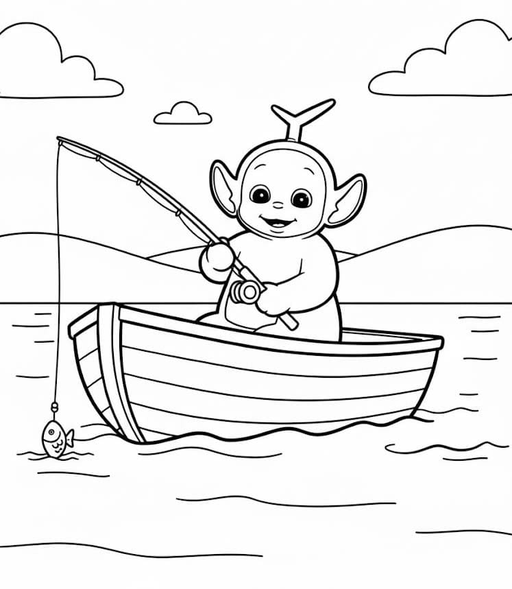 Tekenen Teletubbies afdrukbaar voor kinderen