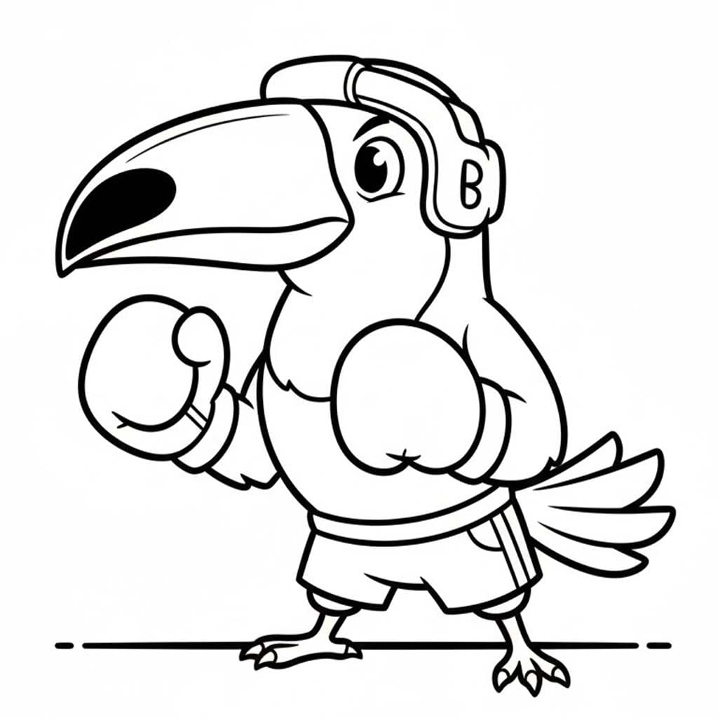 Tekenen Toekan voor kinderen