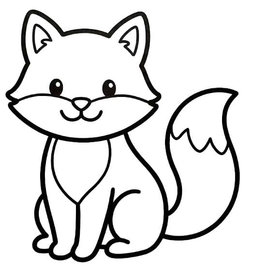 Tekenen Vossen simpel