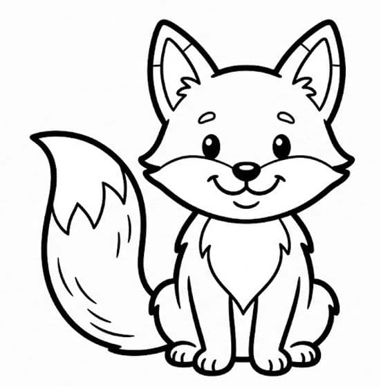 Tekenen Vossen voor kinderen