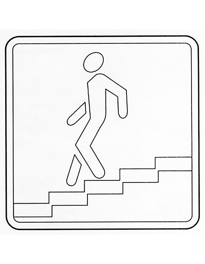 Tekening Verkeersborden afdrukbaar voor kinderen