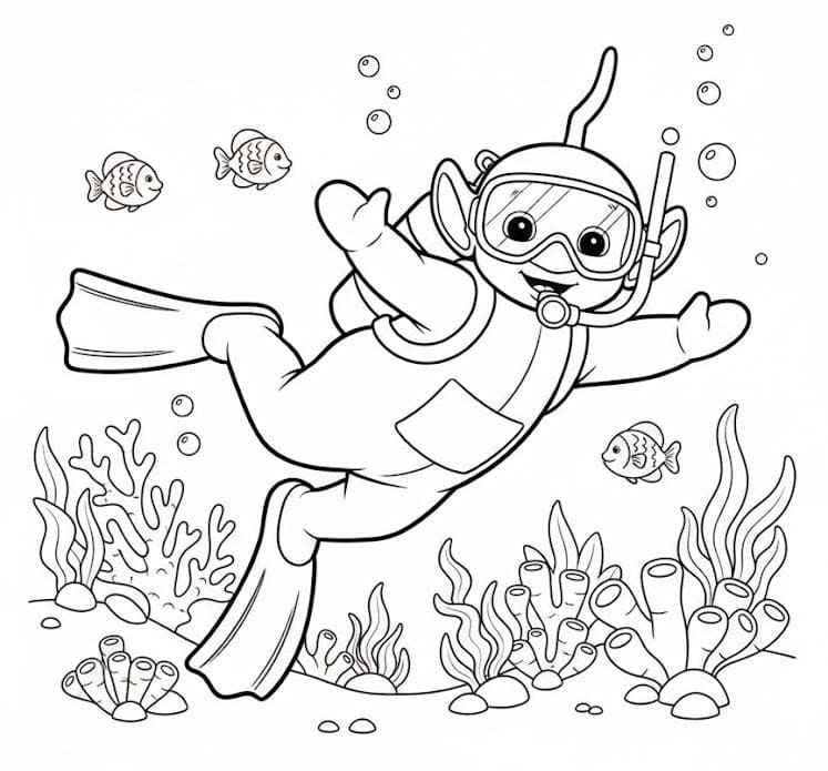 Teletubbies afdrukbaar